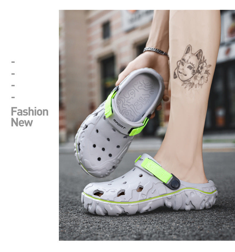 Breathable Soft Bottom Sports Beach Shoes Casual Two-way Wear Sandals