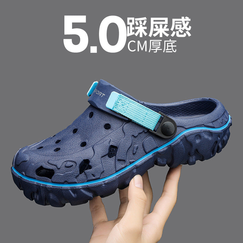 Breathable Soft Bottom Sports Beach Shoes Casual Two-way Wear Sandals