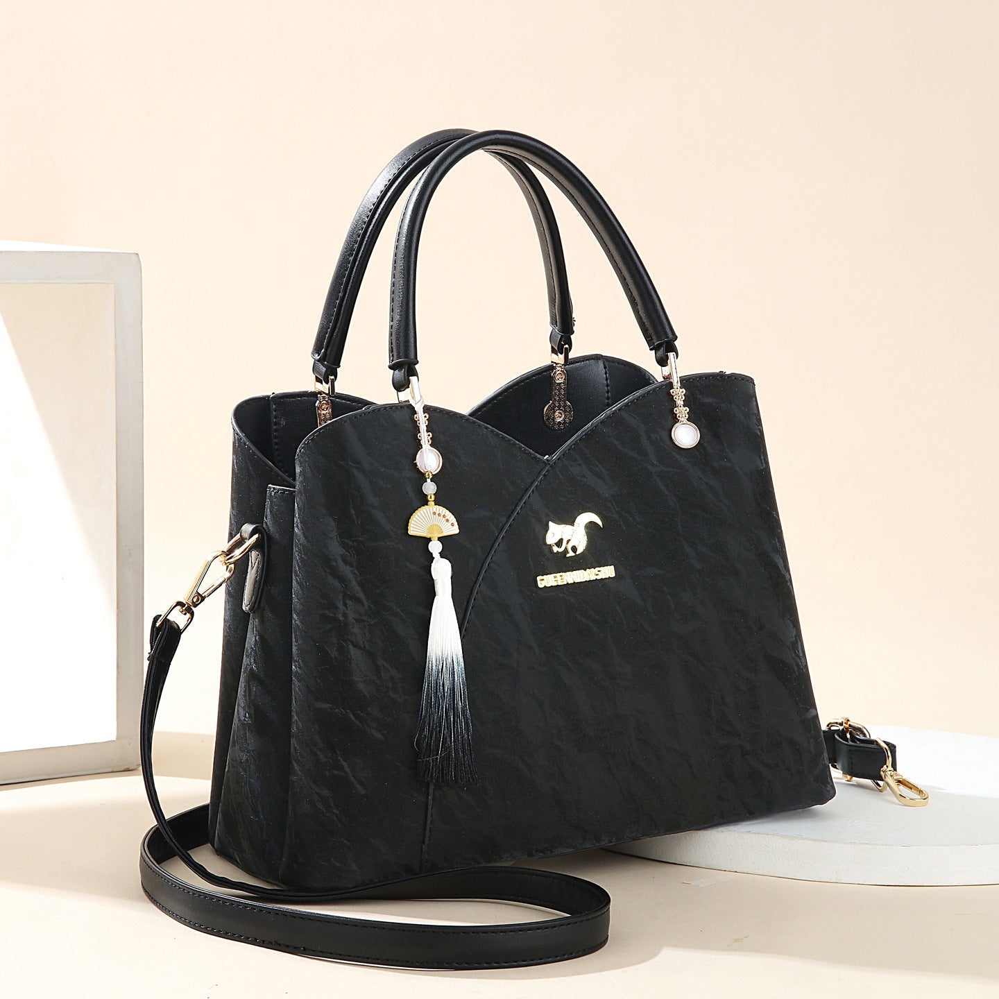 Women's Temperament Commute Portable Messenger Bag