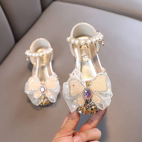 Girls Baby Princess Single Shoes Leather Shoes Dance Performance Shoes