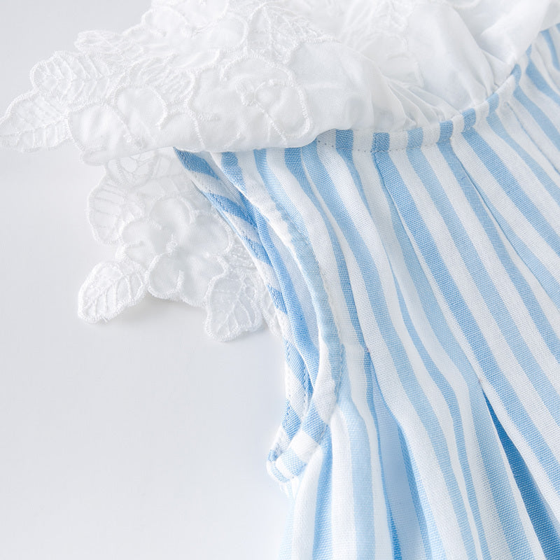 Striped skirt princess dress