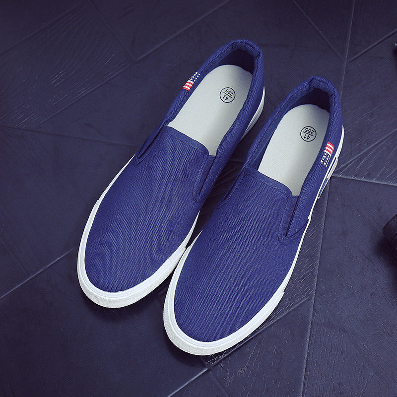 All-match white shoes men canvas shoes (Available)