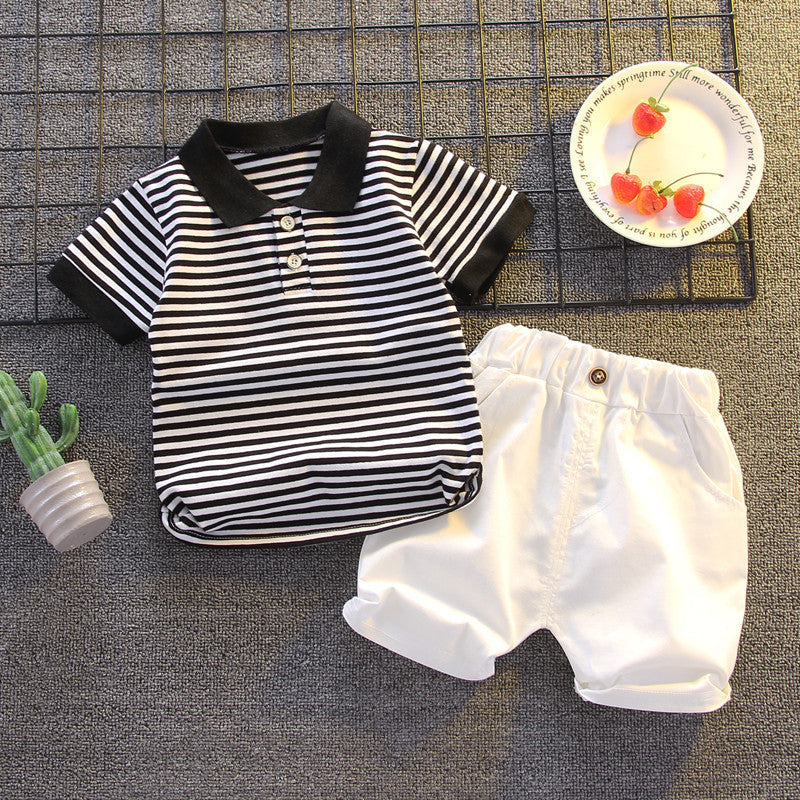 Summer Fashion Baby Boy Clothes Sets T-shirt + Pants 1-4T Toddler Casual Clothing Suits Children Kids Boys Outfits Suit