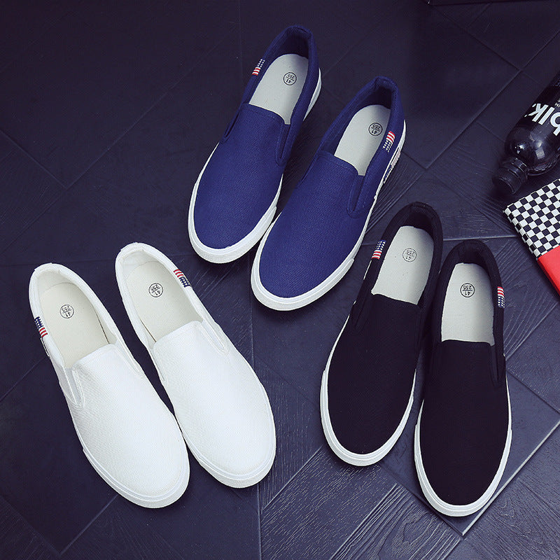 All-match white shoes men canvas shoes (Available)