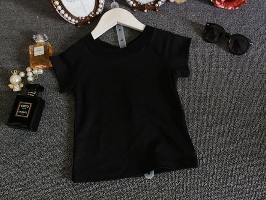 Girls' Short Sleeve And Gauze Skirt Suit