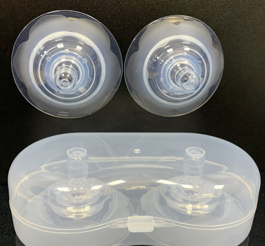Mother And Baby Supplies Silicone Nipple Protector Transparent Nano Ten-hole Protector Breast Pad Breast Nipple Protector
