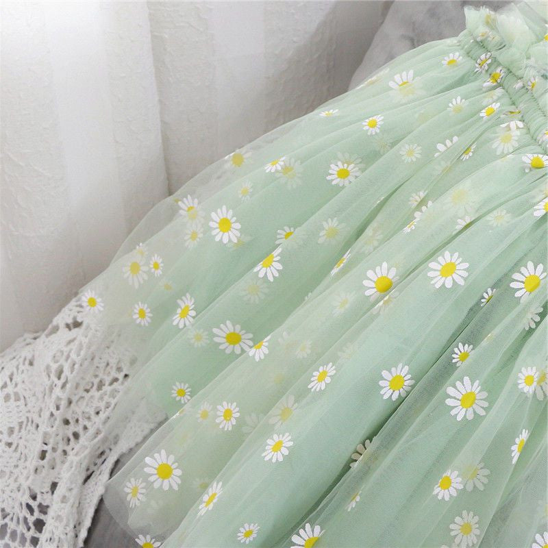 Baby Girl Sling Net Yarn Dress Tutu Skirt
