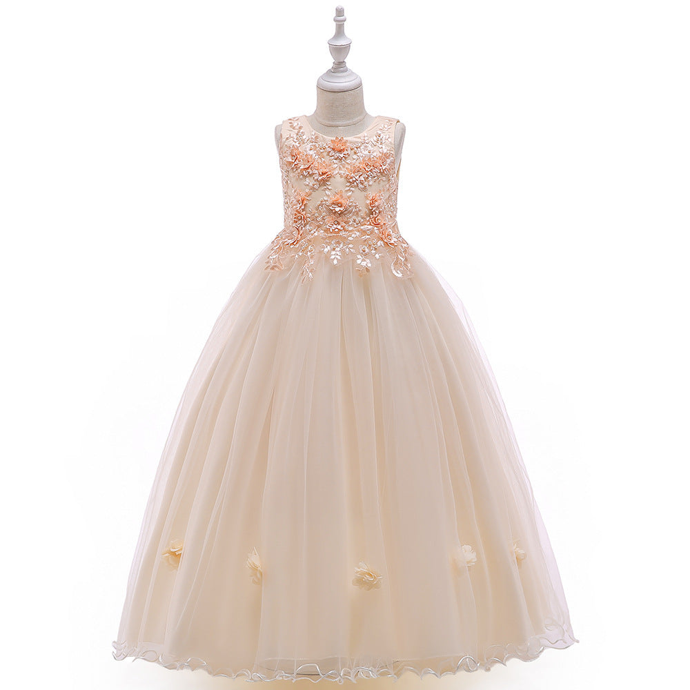 Flower Girl Dress Sleeveless Princess Dress (Available)