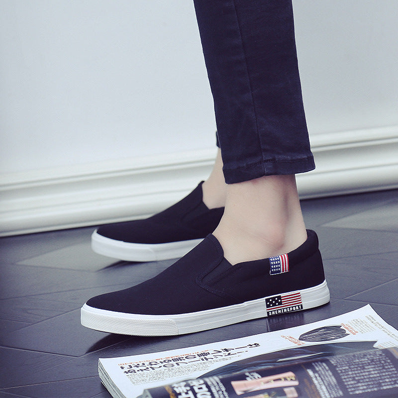 All-match white shoes men canvas shoes (Available)