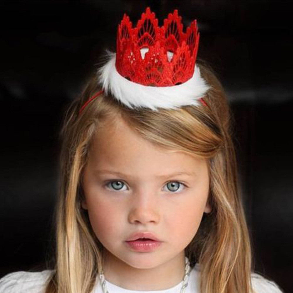 Children's Christmas Headband New Year Children's Hair Accessories Baby Three-dimensional