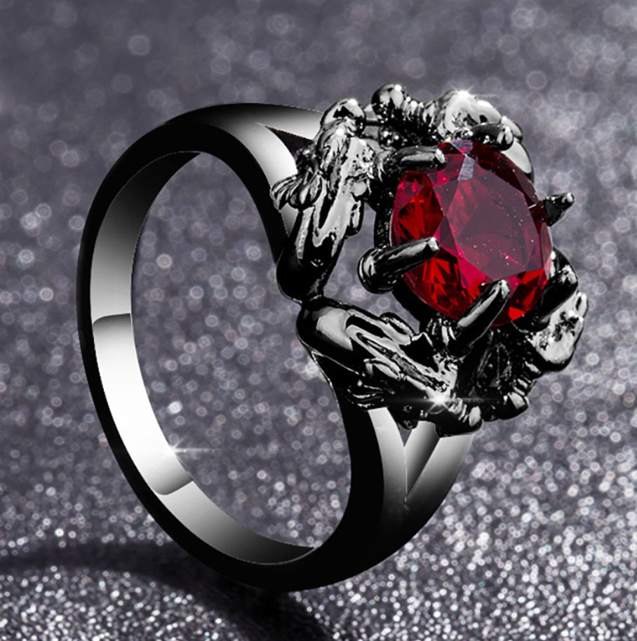 Vintage alloy set topaz jewelry