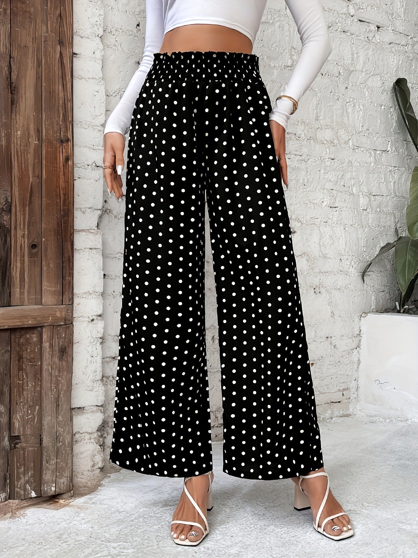Casual Slimming Pants High-waisted And Figure-flattering