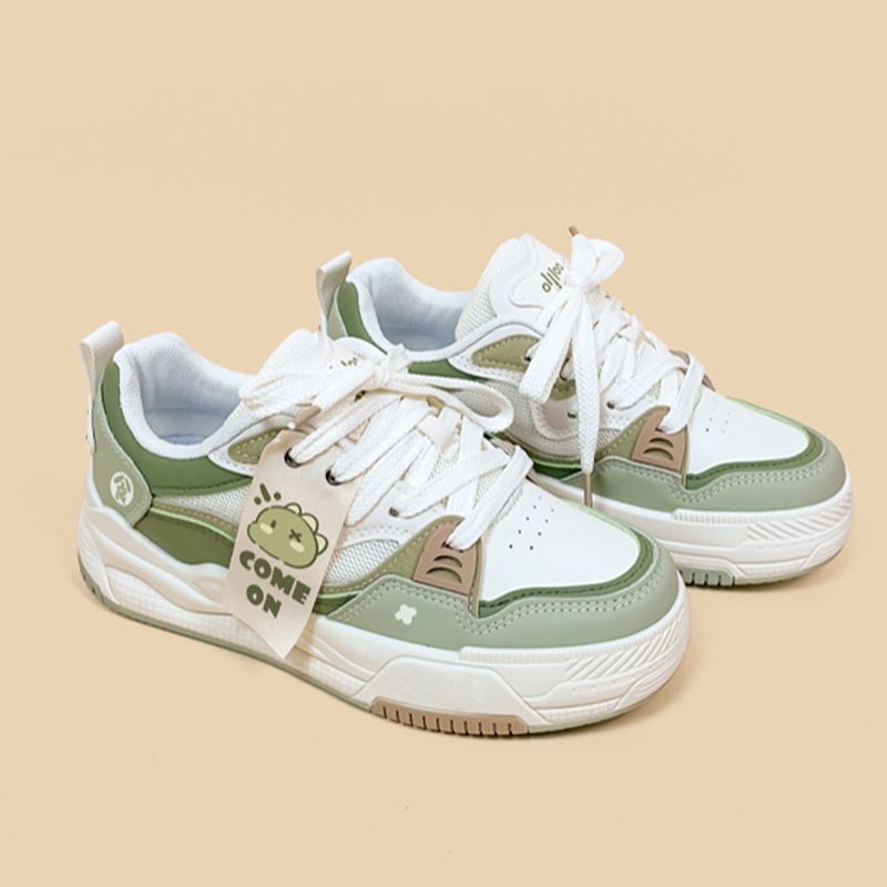 Hong Kong Style Platform Dad Shoes Female Niche Sports Leisure (Available)