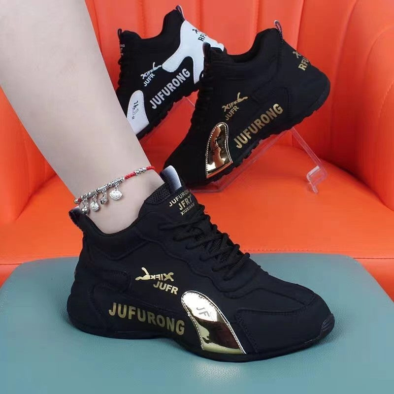 Couple Sports Casual PU White Shoes All-match Wear-resistant (Available)
