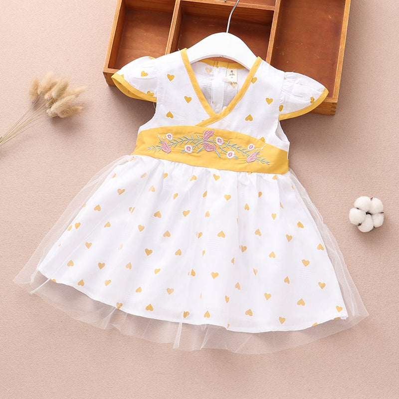 Girls' Summer Vest Princess Dress