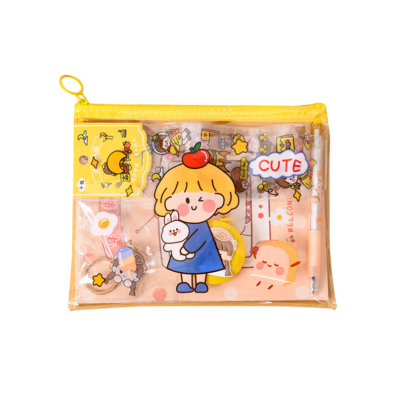 Creative Student School Supplies Stationery Cartoon Set