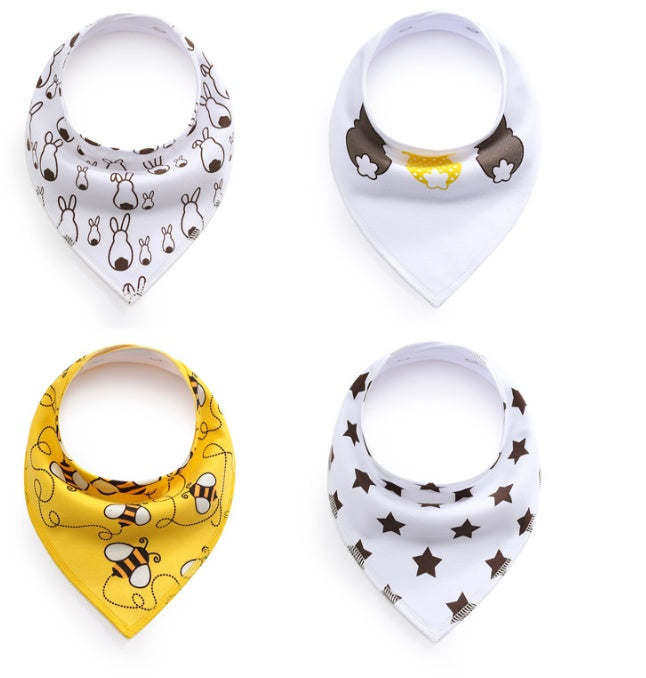 Saliva towel double fleece baby bib bib