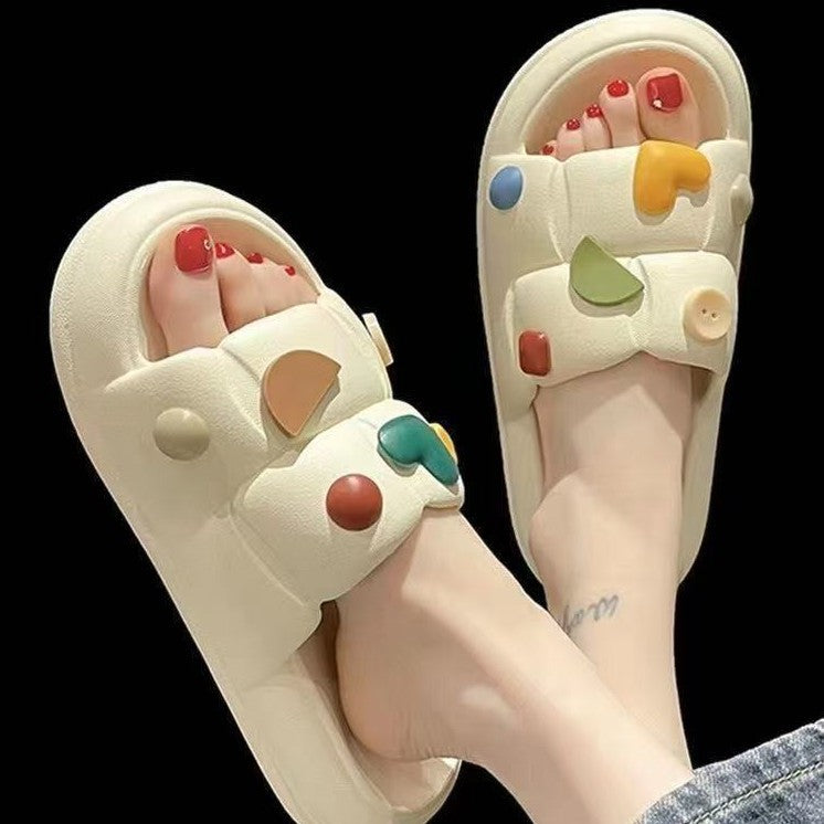 Home Advanced Sense Non-slip Deodorant Couple Home Summer Slippers