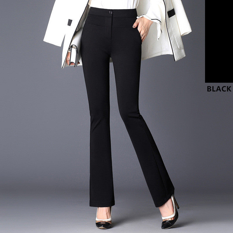 Women's Utility Trousers Spring And Autumn Models High Waist