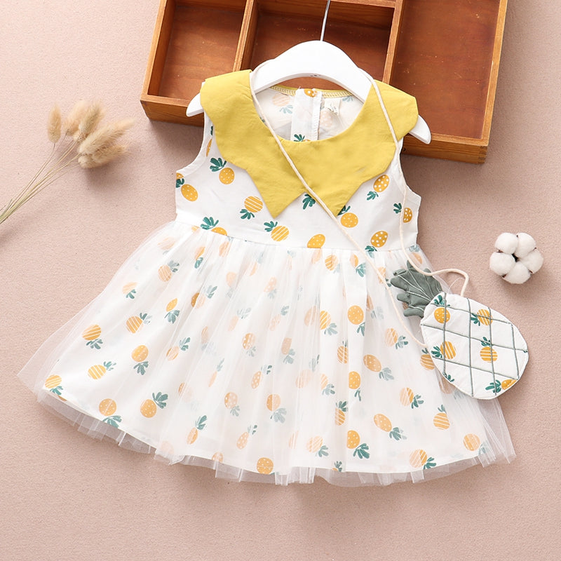 Girls' Summer Vest Princess Dress