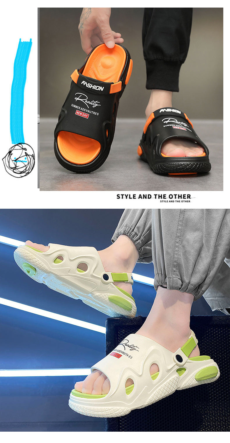 Slippers Men's Summer Outdoor Slip-on Sandals (Available)