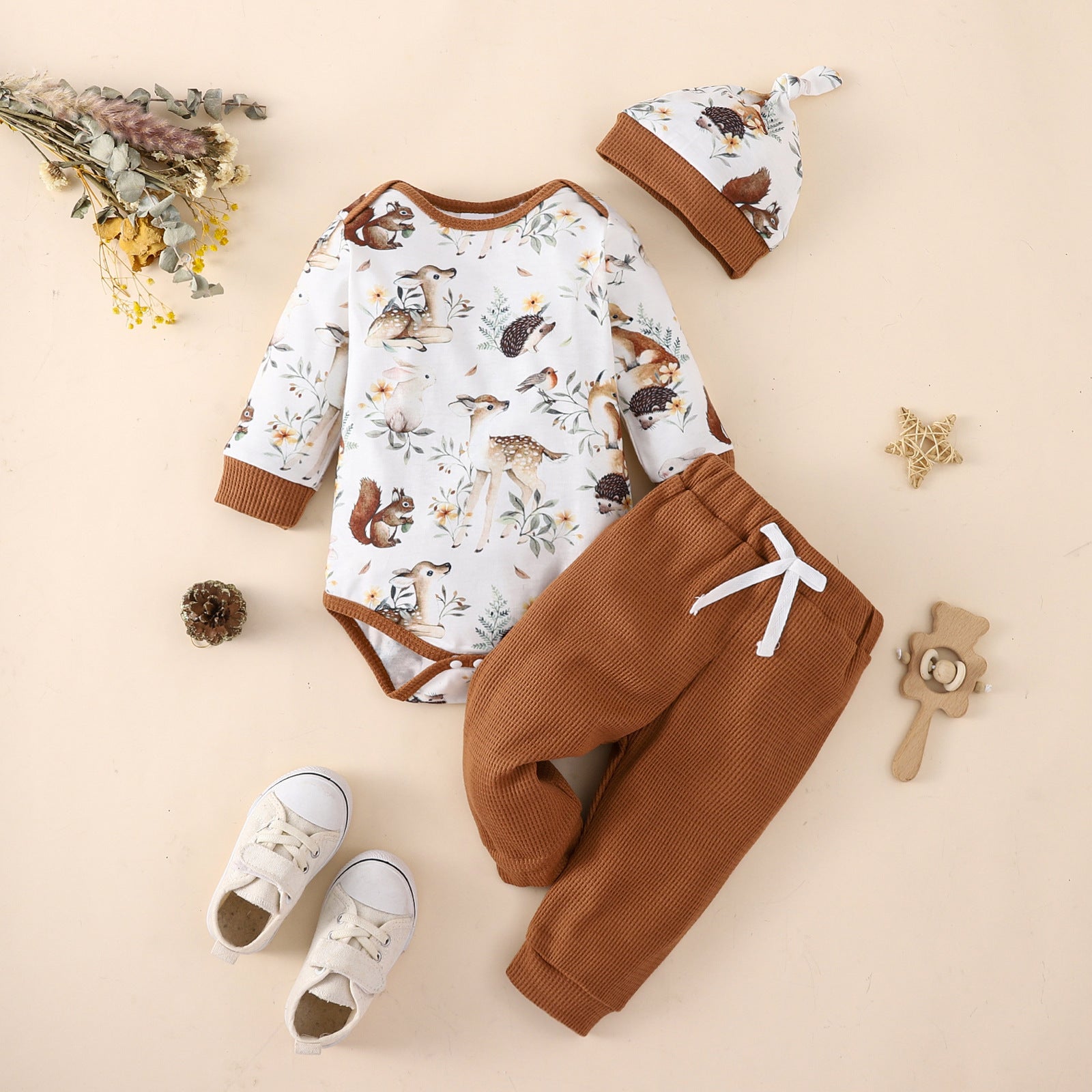 Spring And Autumn Infant Toddler Baby Leisure Cute Rompers Suit
