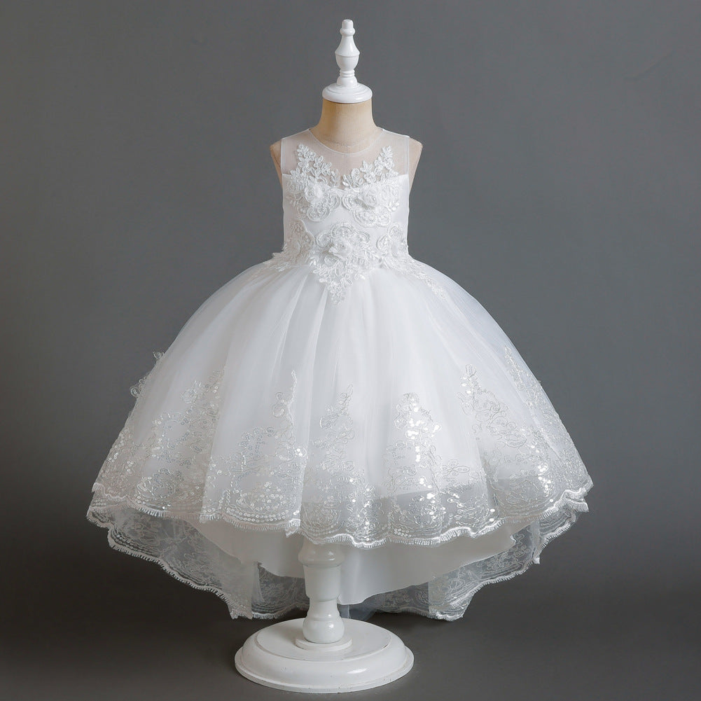 European And American Girls' Princess Dress Trailing Dress