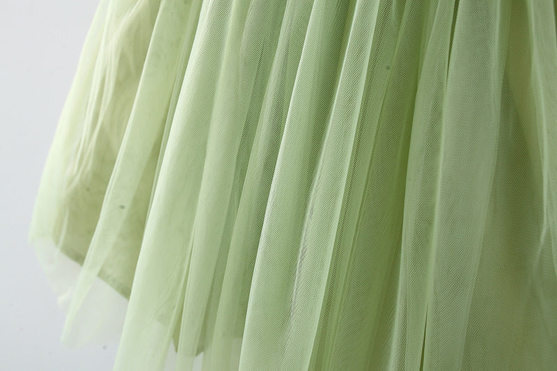 Flounced Sleeve Baby Girl Pettiskirt Princess Dress