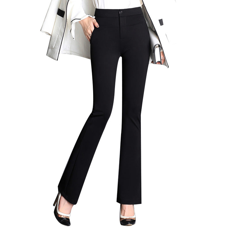 Women's Utility Trousers Spring And Autumn Models High Waist