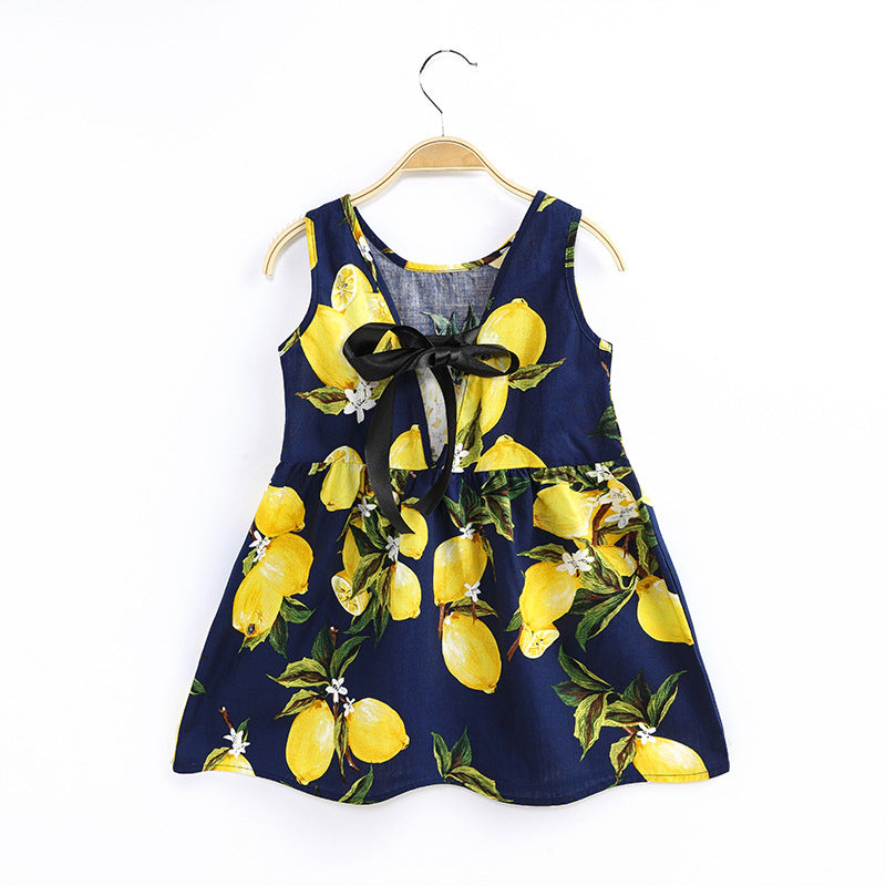 Girls' Sleeveless Princess Dress