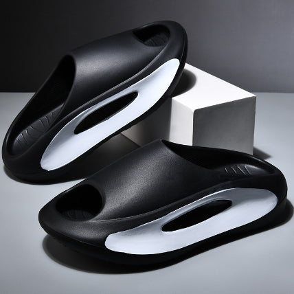 Men's Thick Soled Anti Slip And Minimalist Versatile Slippers