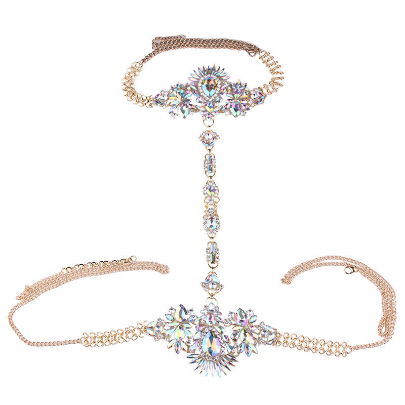Fashion Crystal Atmosphere Anklet
