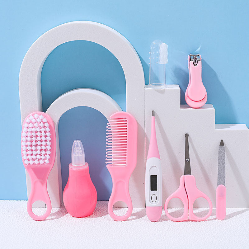 Children's Baby Nails Cutting Pliers 8 Eight-piece Set Eva Bag Care Suit   ( Available )