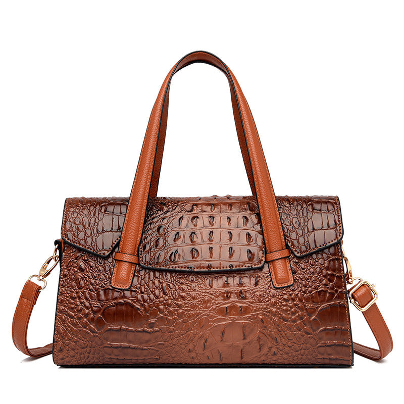 Soft Leather Fashion Handbag Large Capacity Shoulder Messenger Bag