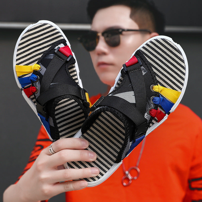 Ins Internet Hot Fashionable Men's Slippers (Available)
