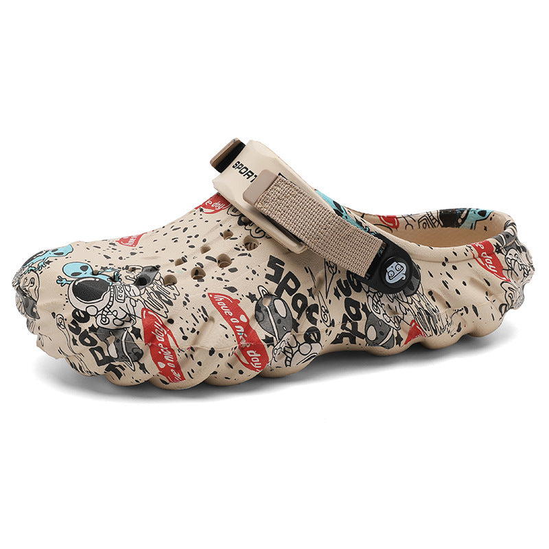 Men's Plus Size EVA Rubber And Plastic Outdoor Fashion Closed Toe Sandals (Available)