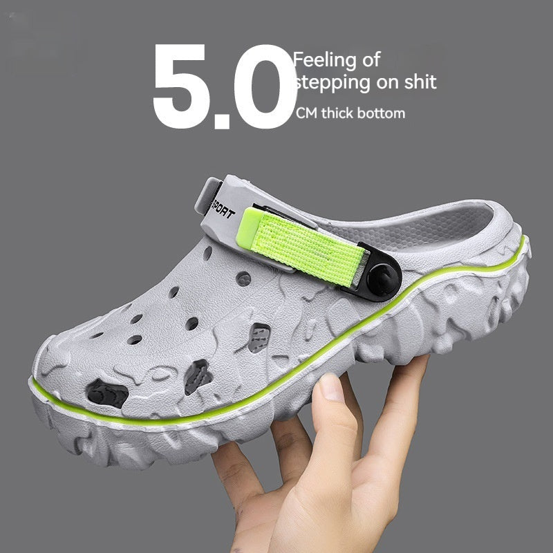 Breathable Soft Bottom Sports Beach Shoes Casual Two-way Wear Sandals