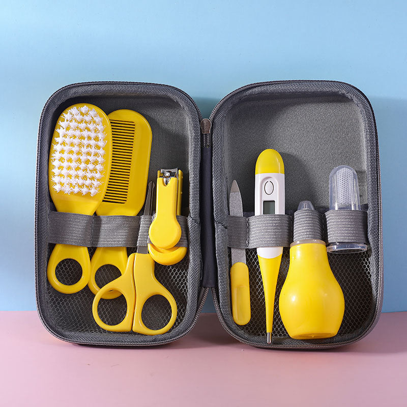 Children's Baby Nails Cutting Pliers 8 Eight-piece Set Eva Bag Care Suit   ( Available )
