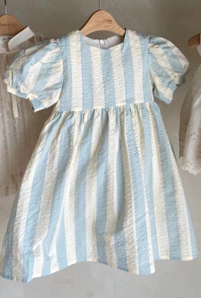 Summer Striped Thin Round Neck Climbing Suit