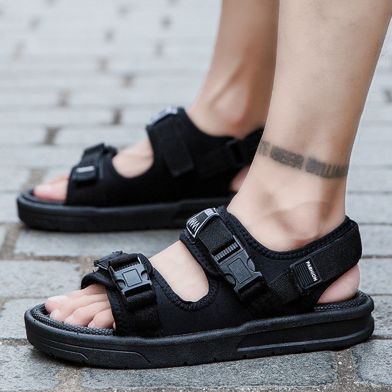 Men's Sandals Men's Casual Fashion Trendy Students Wear Beach Slippers Outside Sports (Available)