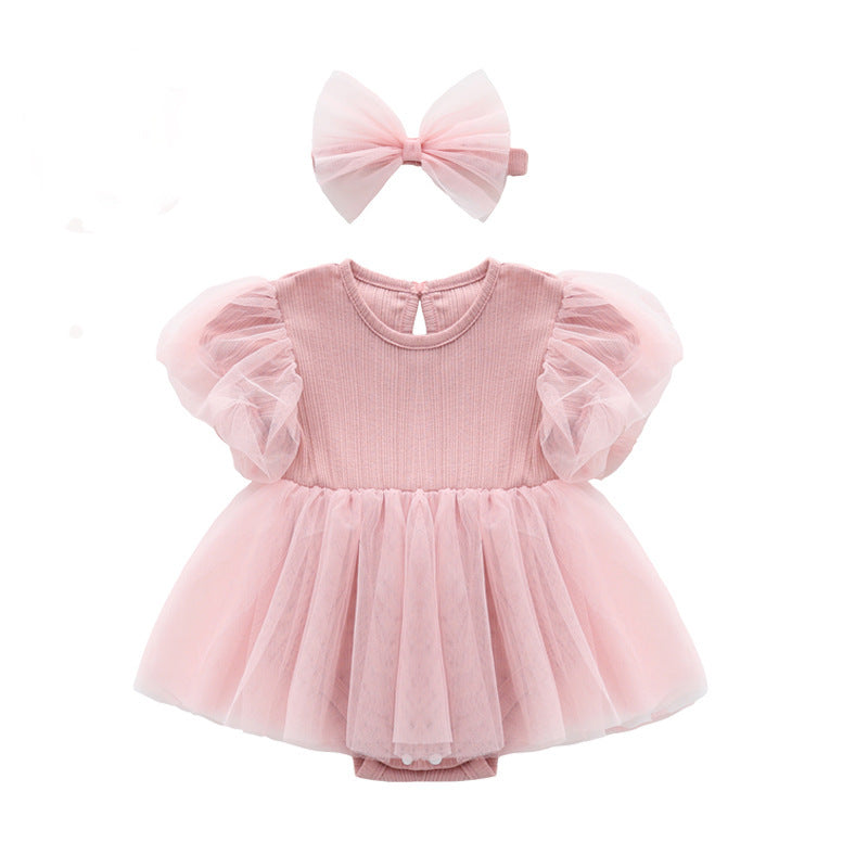 Baby Girl Summer Pure Cotton Princess Dress