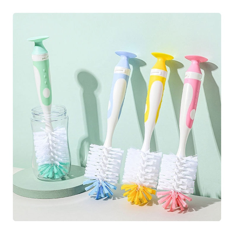 Baby Nylon Bottle Brush Nipple Water Cup Cleaning Brush