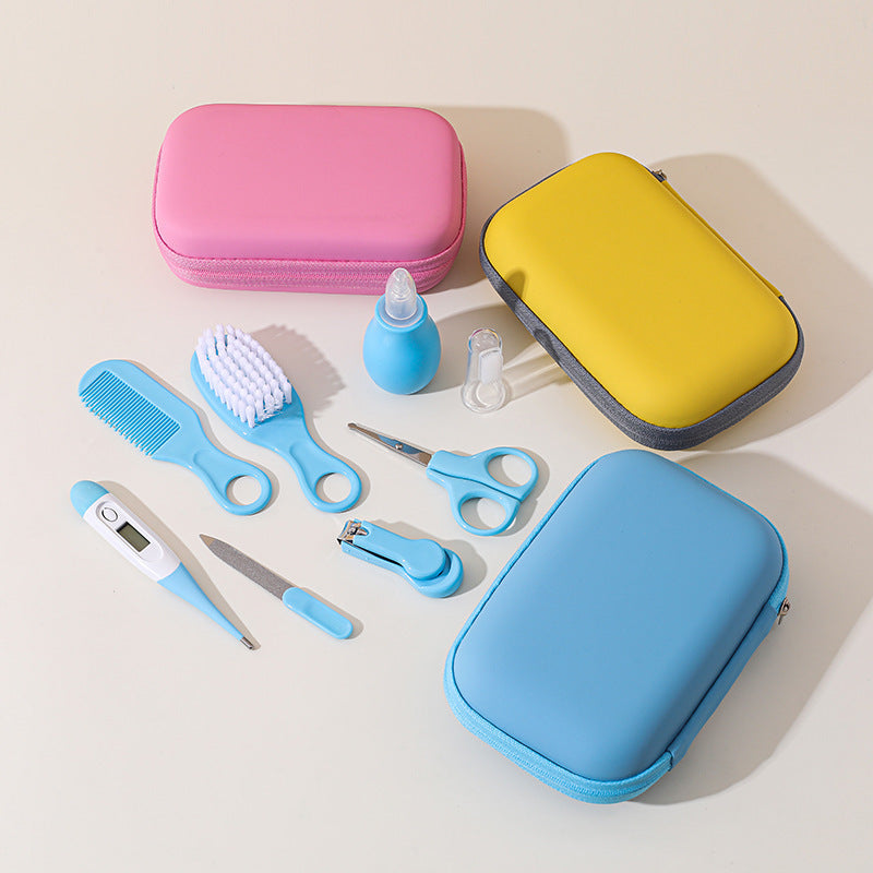 Children's Baby Nails Cutting Pliers 8 Eight-piece Set Eva Bag Care Suit   ( Available )