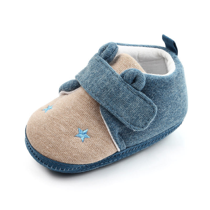 Newborn cotton baby shoes with soft soles