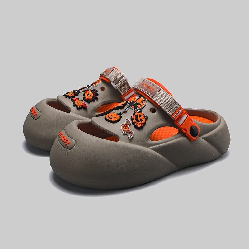 Summer Funny Baotou Beach Hole Shoes Men