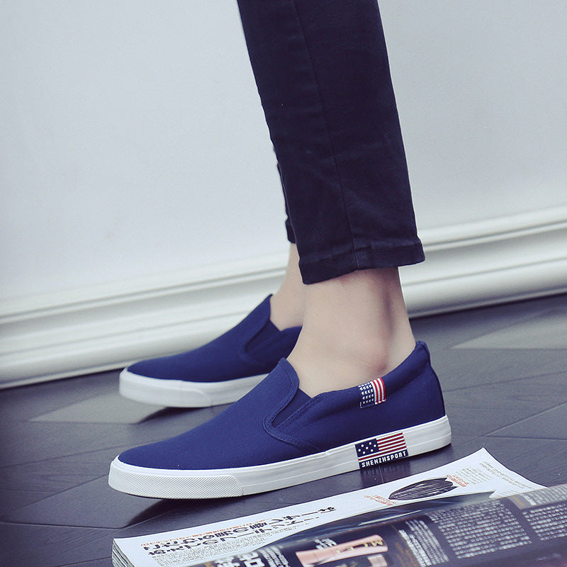 All-match white shoes men canvas shoes (Available)