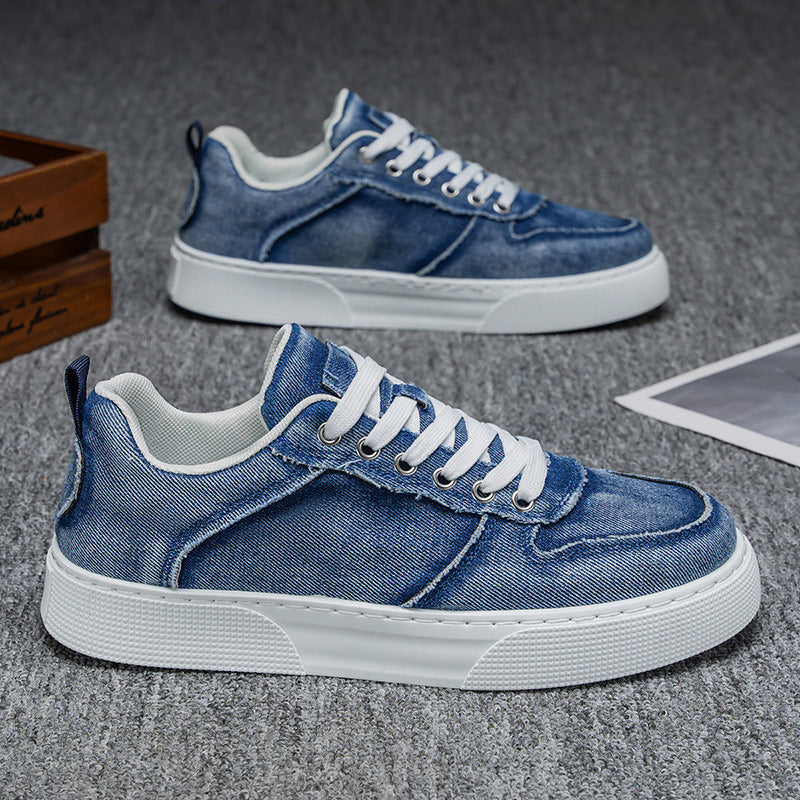 Casual Versatile Canvas Shoes Denim Trendy Stitching