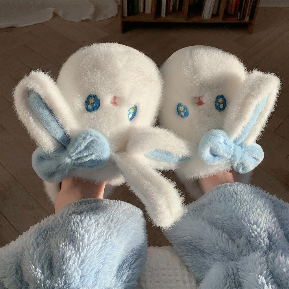Autumn And Winter Home Indoor Confinement Toe Box Soft Bottom Slippers