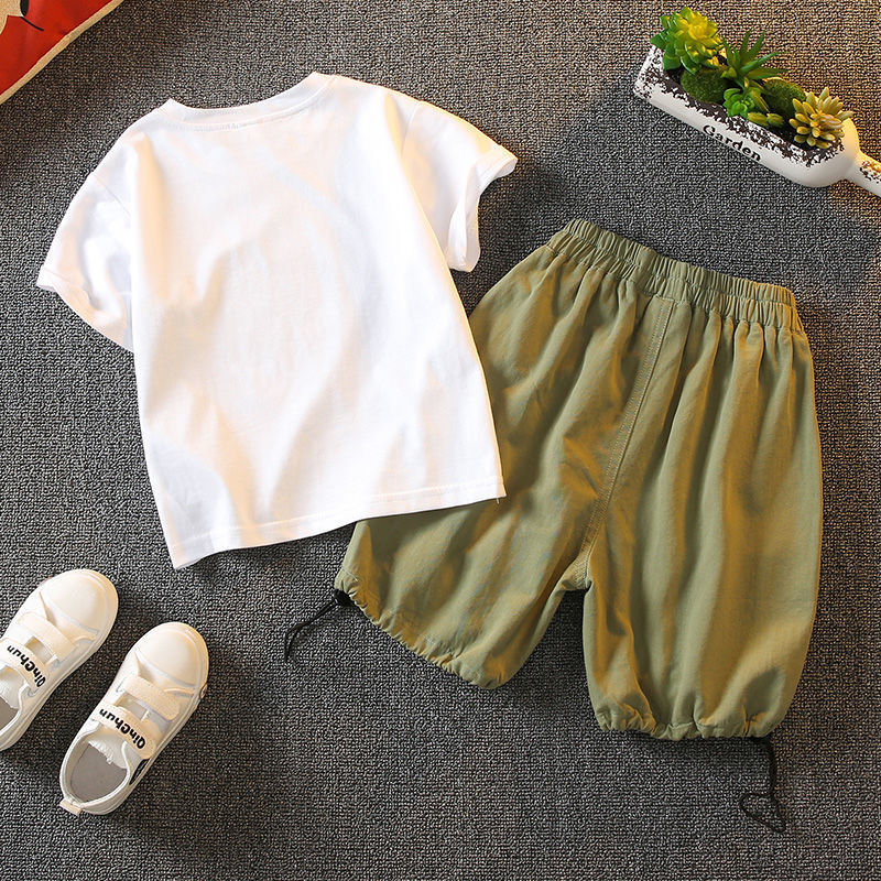 Cartoon Printing Heavy Industry Breathable Short Sleeve T-shirt Top