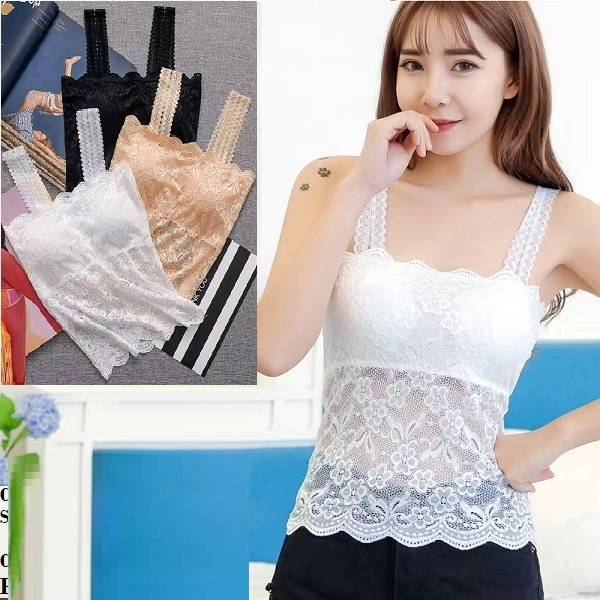 Beautiful Back Wrap Chest Belt Chest Pad Base Anti-running Light Women's Suit Camisole Underwear (Available)